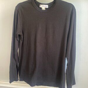 COMME DES GARCONS LONG SLEEVE BLACK T SHIRT SIZE M